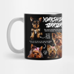 Yorkshire Terrier Dog Fun Facts Mug